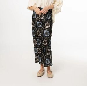 Dress Blank Pattern Satin Maxi Skirt